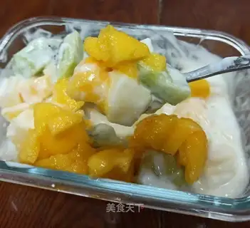Yogurt and fruit