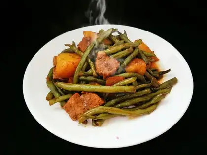 Home burning bean horns