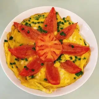 Tomato fried eggs