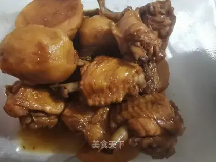 Potato-headed chicken wings