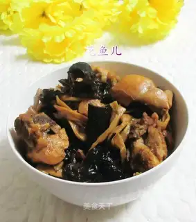 Black-muck, yellow-eared chicken