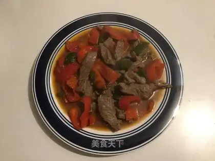 Chili fried meat