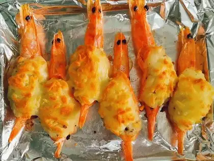Cheese shrimp