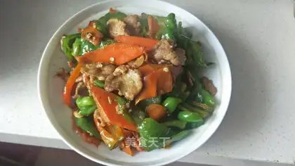 Chili fried meat