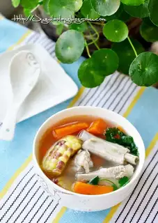 Corn ribs soup