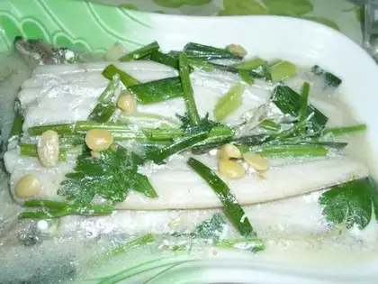 Braised hairtail with bean paste in Puning