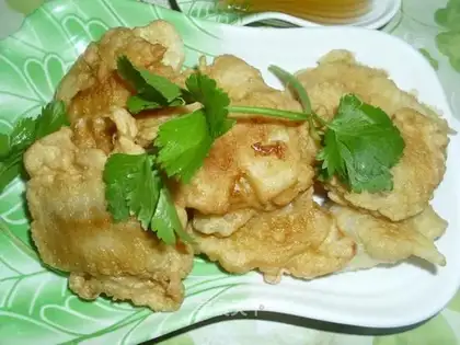 Fried tofu fish with crispy outside and tender inside
