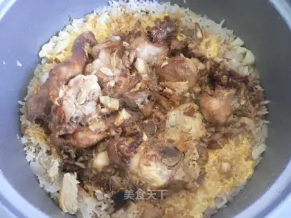 Fried chicken rice