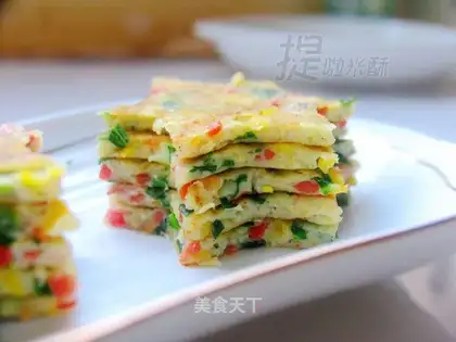 Mini Vegetable Star Cake