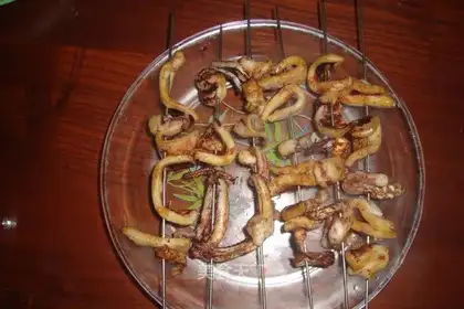 Roasted squid in Daxi sauce
