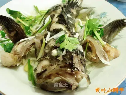 Blackhead fish with oil