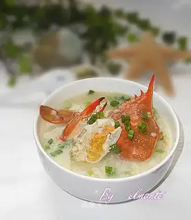 Delicious crab porridge