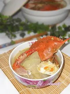 Sea crab and white gourd casserole