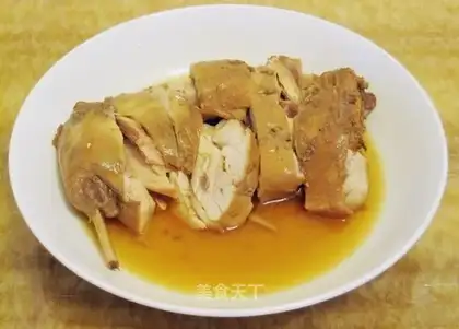 Marinated rabbit meat
