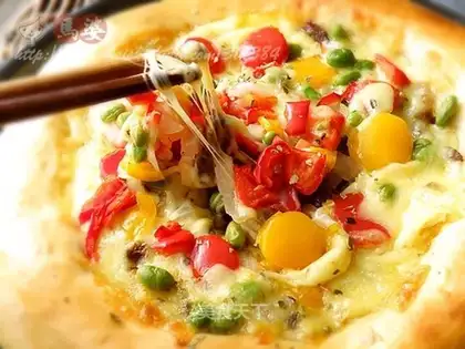 Roast beef pizza