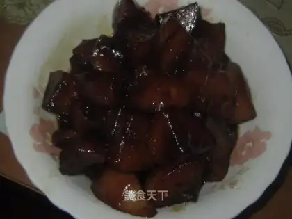 Braised white radish