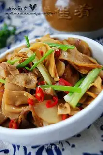 Dry stir-fried mushroom