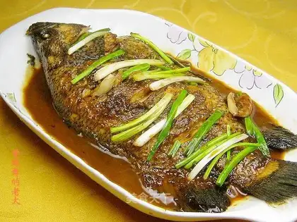 Braised sea carp
