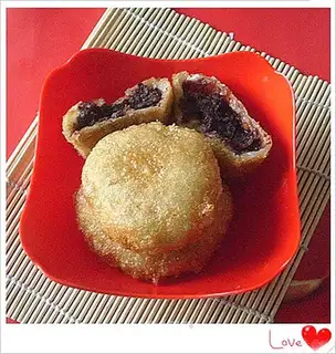 homemade fried cake