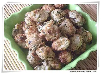white carrot meatballs