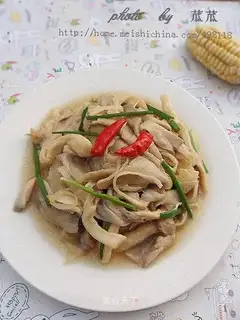 oyster mushroom in oyster sauce