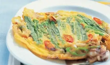 Seafood and onion cake