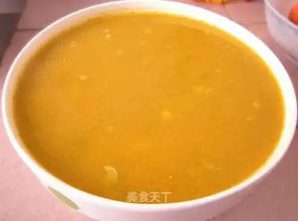 Garlic pumpkin carrot juice