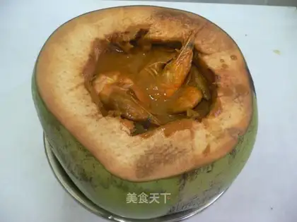 Coconut curry shrimp