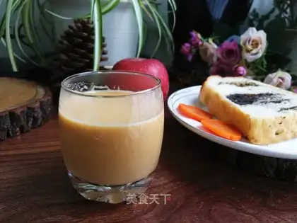 Carrot apple milk