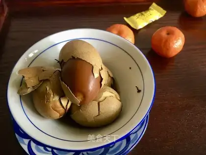 Five spicy tea eggs