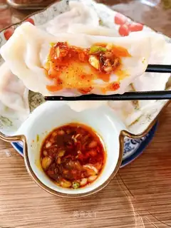 Cream shrimp dumplings
