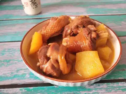 Chicken-leged potatoes