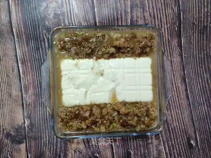 Meat and eggs, tofu