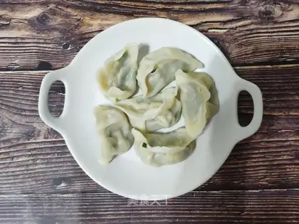 Three fresh dumplings