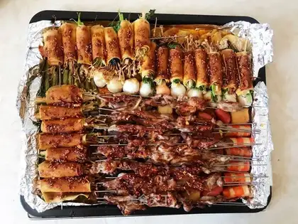 Homemade barbecue