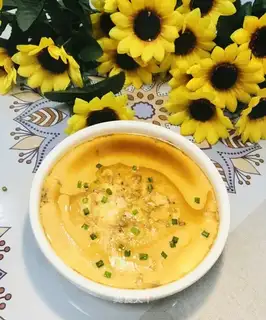Shrimp skin steamed eggs