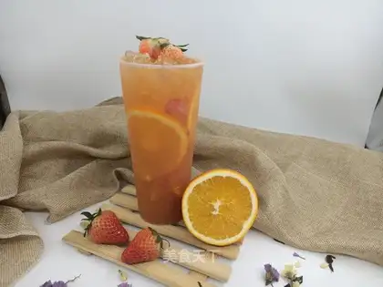 Orange vanillaberry fruit tea