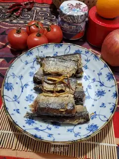 Fried swordfish