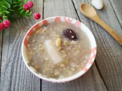 The rice porridge