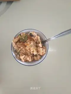 The broccoli chicken gravy