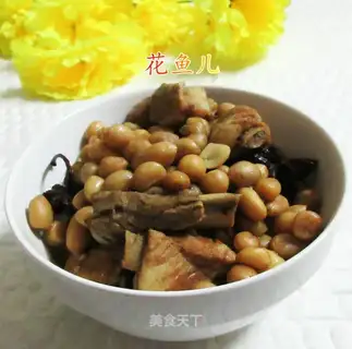 Peanut rice ribs