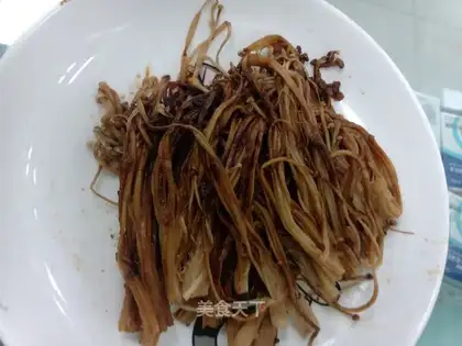 Baked golden mushrooms