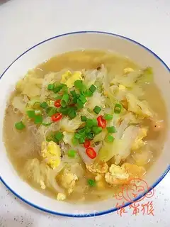 Egg fan cabbage