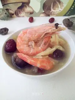Shrimp mushroom soup