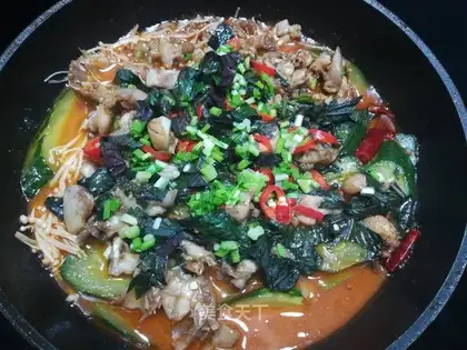 Spicy bull frog