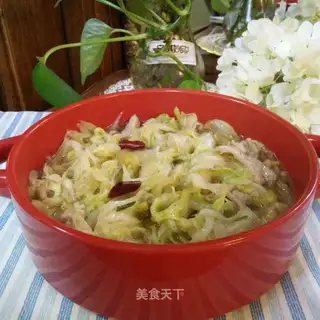 Five flowers and cabbage