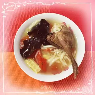 Monkey mushroom dove soup