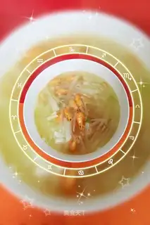 Rop and shrimp soup