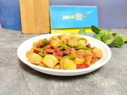 Cream peppers, tofu