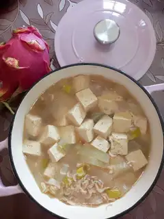 Tofu soup